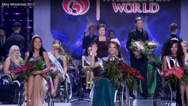 Александра Чичикова из Беларуси - Мисс мира на инвалидной коляске