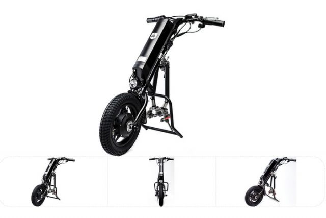 Электрическая приставка UNAWHEEL для инвалидной коляски