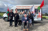 Репортаж с открытия у Кургана Славы супермарафона инвалидов Союзного государства